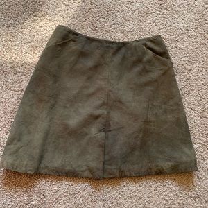 Vintage Banana Republic Suede Mini Skirt Size 4